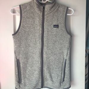Patagonia grey vest!
